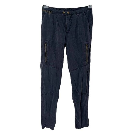 Young Fabulous Broke Jogger Moto Pants Tencel Dark Gray Womens Size XS YFB Punk - Picture 1 of 10